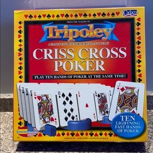 Tripoley Criss Cross Poker game SEALED